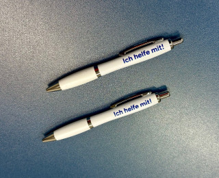 Kugelschreiber COMPY weiss 1c OeGPO 1